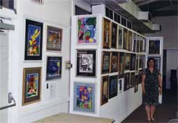 Art show at West Hollywood Community Center