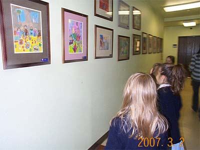 art show at Ivy Academia