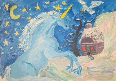 This art work was done during Golden Key art classes in Tarzana